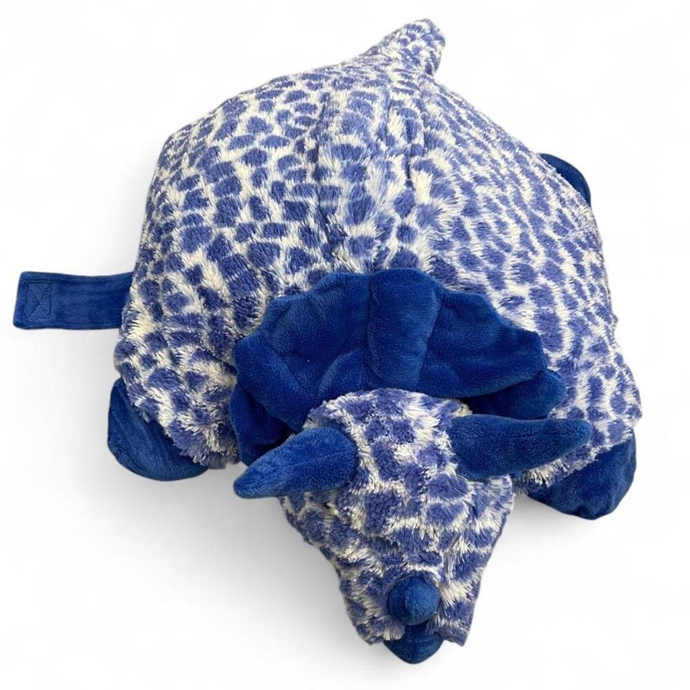 Pillow pets blue rhinoceros